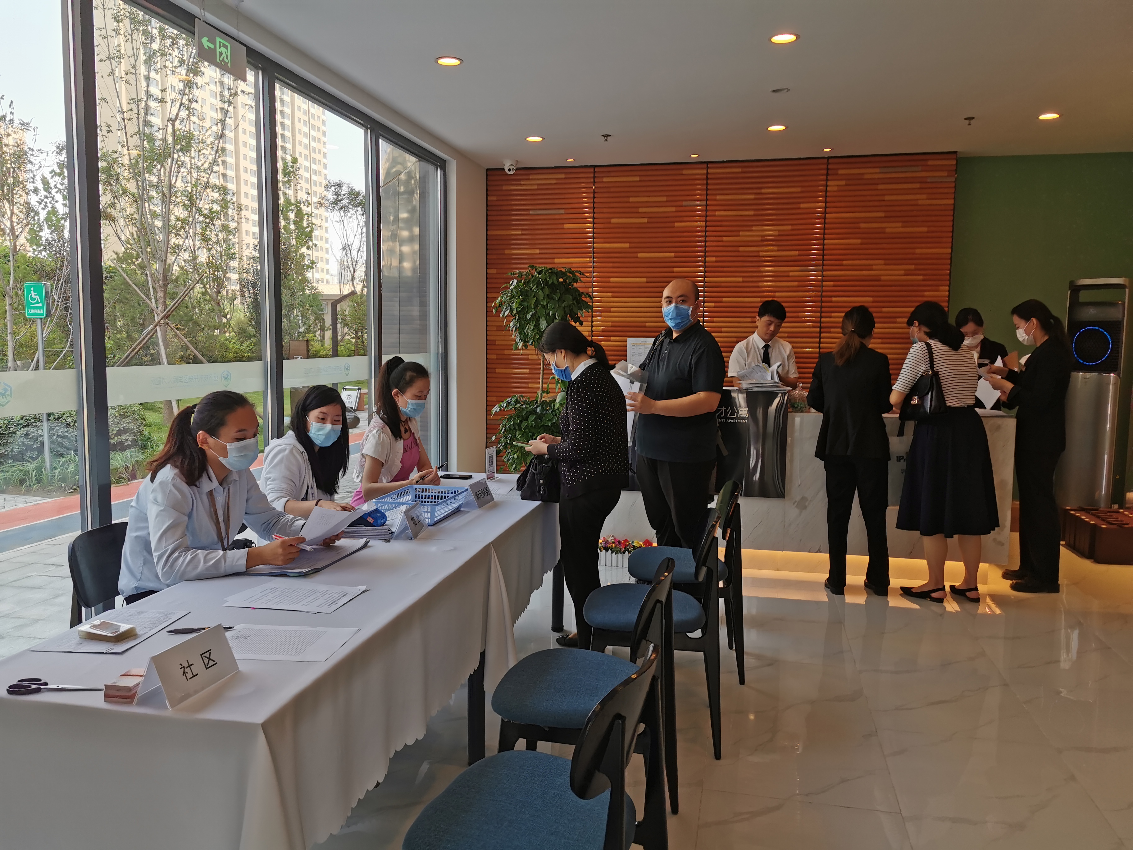 经开区国际9393体育公寓迎来第二批住户